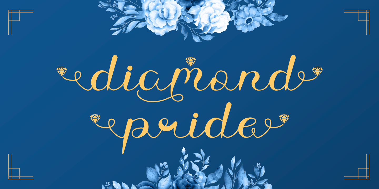 Font Diamond Pride